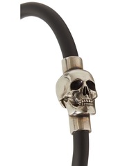Alexander McQueen Rubber Cord Skull Bracelet