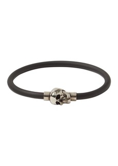 Alexander McQueen Rubber Cord Skull Bracelet