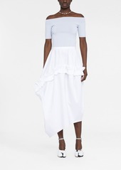 Alexander McQueen ruffle-detail asymmetric skirt