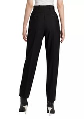 Alexander McQueen Sartorial Wool Pleated Trousers