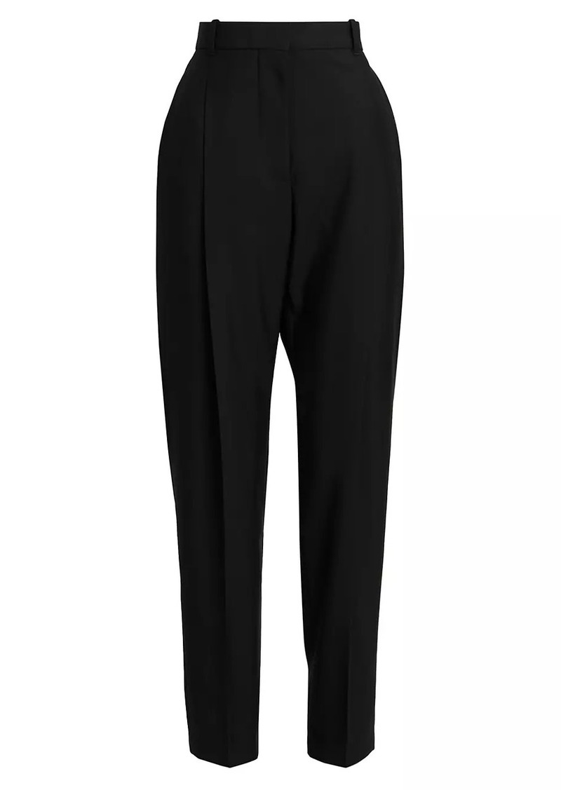 Alexander McQueen Sartorial Wool Pleated Trousers