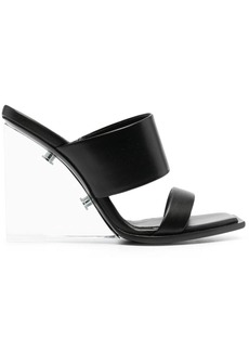Alexander McQueen Shard 115mm wedge sandals