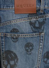 Alexander McQueen Skull Baggy Cotton Jeans