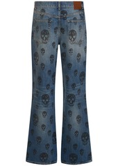 Alexander McQueen Skull Baggy Cotton Jeans