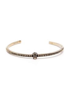 Alexander McQueen Skull charm cuff bracelet