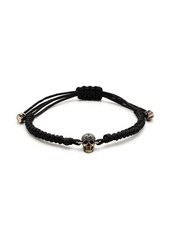 Alexander McQueen skull-charm drawstring bracelet