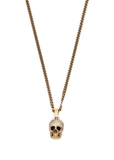 Alexander McQueen Skull embellished charm necklace