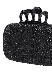 Alexander McQueen Skull Embellished Four Ring Clutch