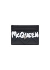 Alexander McQueen skull-embellishment quilted wallet