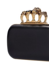 Alexander McQueen Skull Four Ring Embellished Clutch