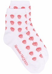 Alexander McQueen skull-knit ankle socks