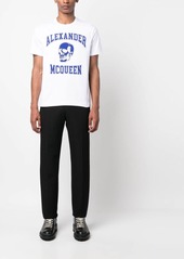 Alexander McQueen logo-print cotton T-shirt