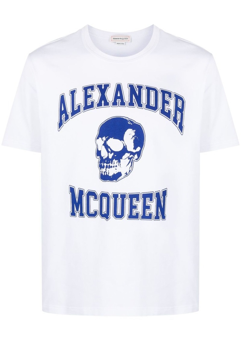 Alexander McQueen logo-print cotton T-shirt