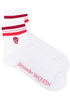 Alexander McQueen skull motif socks