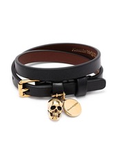 Alexander McQueen skull-motif wraparound bracelet