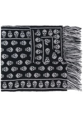 Alexander McQueen skull patterned scarf