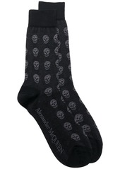 Alexander McQueen skull patterned socks