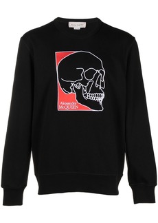 Alexander McQueen skull-print cotton sweatshirt