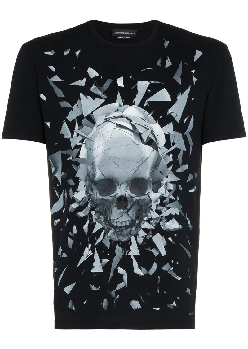 Alexander McQueen skull print graphic T-shirt | Tops