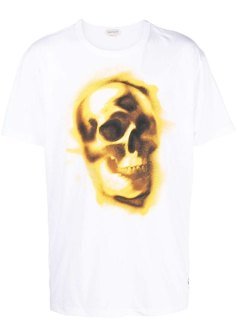 Alexander McQueen skull-print round-neck T-shirt