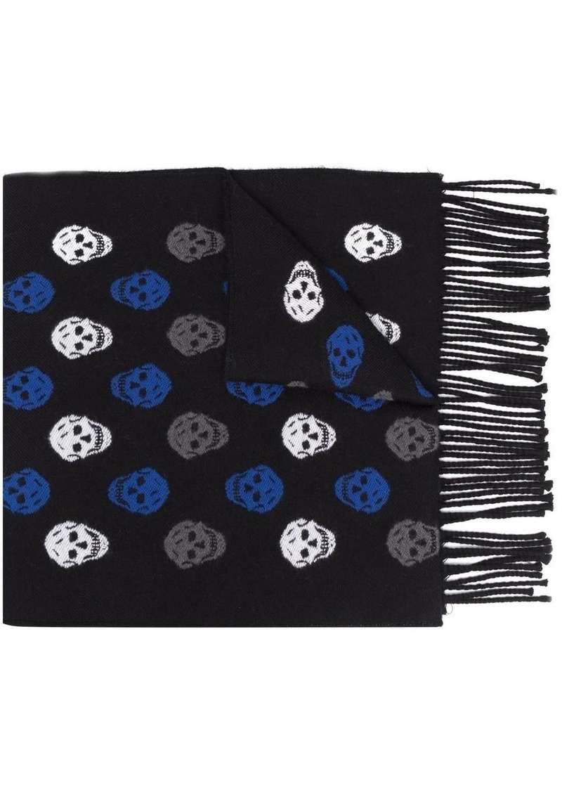 Alexander McQueen skull-print scarf