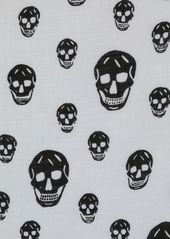 Alexander McQueen skull-print scarf