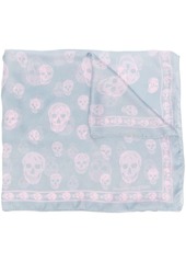 Alexander McQueen Skull-print silk scarf