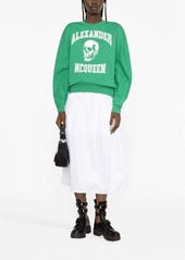Alexander McQueen skull-print stretch-cotton sweatshirt