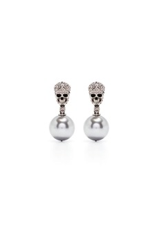 Alexander McQueen Skull silver-tone earrings