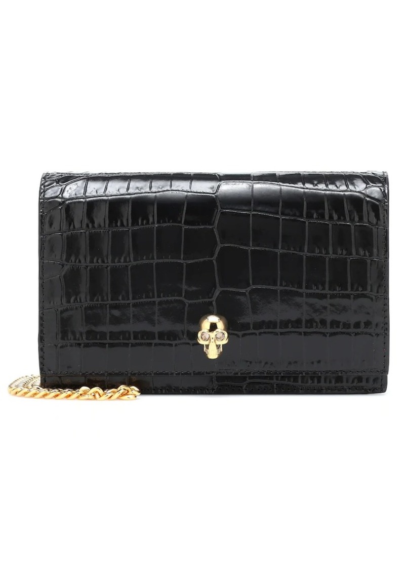 Alexander McQueen Skull Small leather crossbody bag