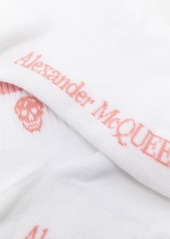 Alexander McQueen skull stripe ankle socks