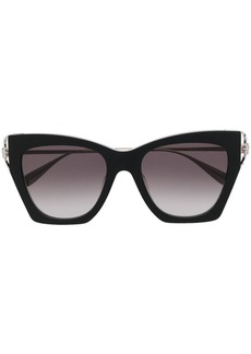 Alexander McQueen Skull-stud cat-eye sunglasses