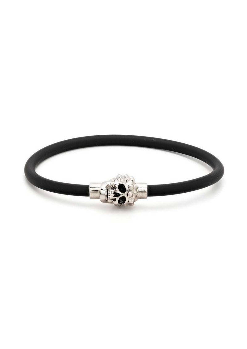 Alexander McQueen skull-stud tubular bracelet