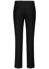 Alexander McQueen Slim Fit Wool Blend Tailored Pants