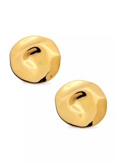 Alexander McQueen Small Beam Goldtone Disc Earrings