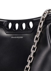 Alexander McQueen Small Peak Leather Top Handle Bag