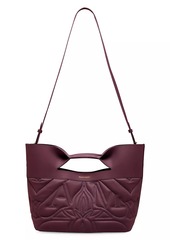 Alexander McQueen Small Seal Bow Bag In Leather