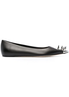 Alexander McQueen spike stud ballerina shoes