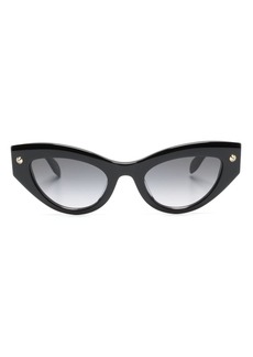 Alexander McQueen Spike-studs detail cat-eye sunglasses