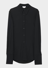 Alexander McQueen Split Hem Button Down Blouse