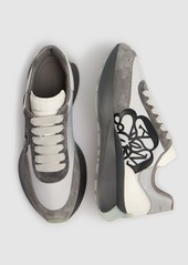 Alexander McQueen Sprint Runner Fabric & Leather Sneakers