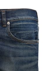 Alexander McQueen Stonewashed Cotton Denim Jeans
