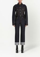 Alexander McQueen straight-leg cropped jeans