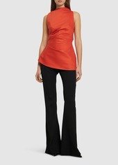 Alexander McQueen Stretch Cotton Twill Top