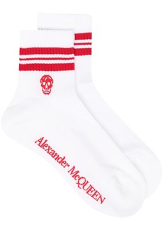 Alexander McQueen stripe-trim socks