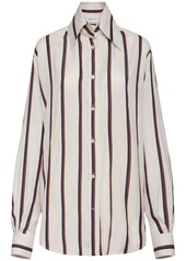 Alexander McQueen Striped Silk Shirt