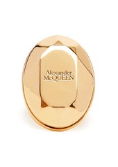 Alexander McQueen The Faceted Stone ring