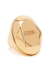 Alexander McQueen The Faceted Stone ring