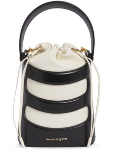 Alexander McQueen The Mini Rise Leather Top Handle Bag