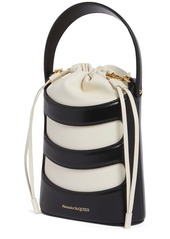 Alexander McQueen The Mini Rise Leather Top Handle Bag